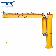  Txk High Quality Chinese Supplier 10ton Floor Mounted Fixed Jib Crane with Hoist