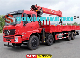 Palfinger 14ton 16ton 20ton Telescopic Boom Crane with Heavy Duty 8X4 320HP Cargo Truck Mounted Crane