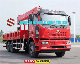 Palfinger 12 Ton 5 Arms Hydraulic Telescopic Boom Crane with FAW 6X4 Cargo Truck Mounted Mobile Cranes for Sale