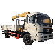 Dongfeng Export 4X2 8ton Crane Mounted Truck Right Hand Drive Truck Crane as Options