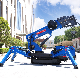  New Designed Hydraulic Telescopic Crawler Spider Cranes Wholesale Mini Spider Crane with Arm Building Mobile New Spider Crane