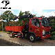  Cnhtc Light Duty Truck 4X2 6wheeler 6t 8t 10t 12t Hydraulic Telescopic Boom Crane Mounted Cargo Camion Truck Factory Price