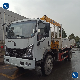 Sinotruk HOWO 4X2 Cargo Truck Mounted Mini Crane manufacturer