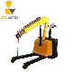 Electric Powered Rotary Booms Trolley Hydraulic 2ton Engine Lifting Crane for Workshop