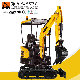 1.8/2 Ton Mini Crawler Excavator Digger with Boom Crane Dump manufacturer
