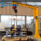 2000kg/3000kg/5000kg Construction Crane Fixed Column Jib Crane Price Colume Suspension Crane manufacturer