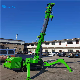  1ton3ton5ton8ton10ton12ton Small Mini Spider Crane Crawler Crane Crab Crane Spyder Crane for Using Narrow Space Room with Glass Sucker and Basket and Fly Jib