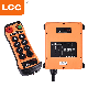  Q808 Lcc 8 Double Button RF Transmitter and Receiver Industrial Radio Remote Control for Tower Crane