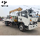  China Direct Manufacturer Cnhtc 4X2 8t 10t Sino HOWO Light Hydraulic Arm Boom Cargo Truck Mounted Crane for Ethiopia