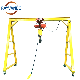  China Factory Small Gantry Crane Mini Portable Gantry Crane Single-Girder Gantry Crane 1ton for Sale