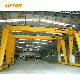  Liftor Cranes 10 Ton Grab Bucket Gantry Crane Double Drum Hoist with 4 Rope 6 Peels Orange Peel Grab