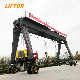 2021 New Customized CE Approval Adjustable Height Portable Gantry Crane with Electric Chain Hoist for Workshop Warehouse