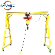 Electric Hoist Type Portable Trackless Adjustable Height Mobile Gantry Crane 5 Ton 7 Tons 10 Ton manufacturer