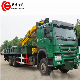 Sinotruk HOWO 4X2 6X4 8X4 12 Tons 20ton Cargo Truck Mounted Crane manufacturer