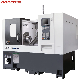 420mm Turning Length 8inch Chunk High Precise Horizontal Slant Bed Power Turret Electric Spindle CNC Machine