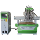 Discount Price Vacuum Table Fourprocess Multi Head Milling MDF Wood CNC Cutting Machinery