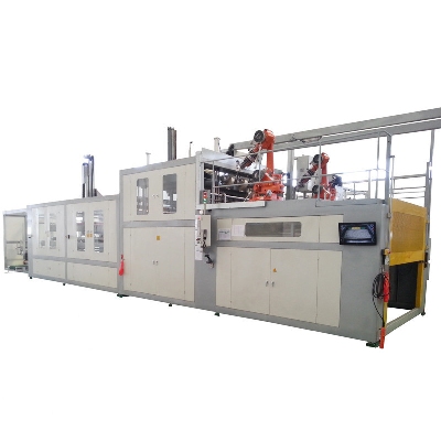 EPS Shape Molding Five Axis CNC Cutting Combine Automatic Vacuum Forming Machine