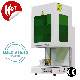 Auto Focus Mini Fully Enclosed Type Fiber Laser Marking Machine for Metal Color Logo Printing Plastic Pet Tag Engraving Number Plate Number Plate Memory Card