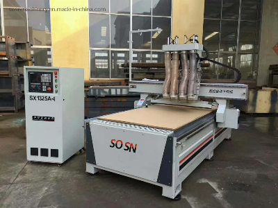 Woodwork 1325 CNC Router Engraving Machine with Four Heads