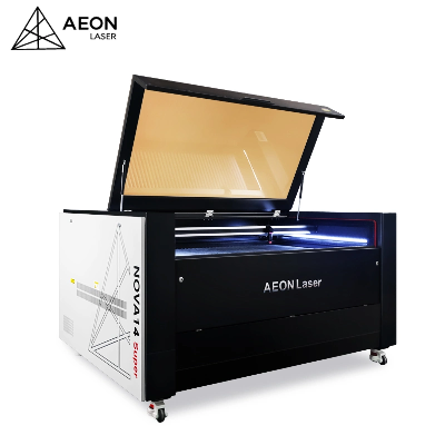 Aeon 63" X 39" 1490 9014 Fiber Laser Engraving Machine with Ruida Control Lightburn Software Compatible with Windows, Mac Osx, Linux 100W 130W 150W RF30W/60W