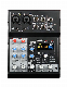  Sound Cards 4 Channel Audio Mixer Portable Mixer