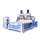 Multi Spindle CNC Machine Woodworking CNC Two Spndle and Ten Heads Wood Engraving Machine