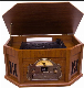 Portable 3 Speed USB Stereo HiFi Horn Needle Gramophone Record Player