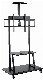  65 to 86 Conference Meeting Room Moveable Metal TV Display Cart Trolly Stand