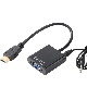 TV Converter HDMI to VGA Adapter with 3.5mm Audio Cable