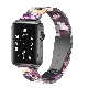 Resin Bands Compatible with Apple Watch Band 38/40/41/42/44/45 mm Stylish Lightweight Wristband Bracelet for Watch Men/Women