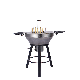 Outdoor Round Teppanyaki with Skewers Furnace BBQ Grill