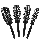 Plastic Professional Round Salon Hair Styling Tools Ceramic Barrel Boar Nylon Bristle Hair Brush