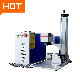  Rotary Axis Portable Mini Split Fiber Laser Marking Machine Can Mark Cans