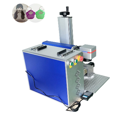 50W Portable Mini Split Fiber Laser Marking Machine Can Mark Cemented Carbide