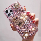 High Quality Silicone Mobile Phone Case TPU Fashion Luxury Diamond Back Cover for iPhone 11 12 13 manufacturer