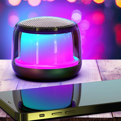 Portable Wireless Speaker RGB Light Design Small Size Bluetooth Speaker