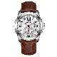  Custom Logo Genuine Leather Design Quartz Luxury Business Reloj Japan Movt Mens Watch Water Resistant Gift Watches