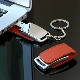 Leather Custom Logo USB Flash Drive in Factory Price