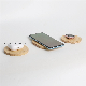  3 in 1 Support Mobile Phone/Smart Watch/Wireless Earphones Wooden Wireless Charger