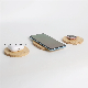  3 in 1 Support Mobile Phone/Smart Watch/Wireless Earphones Wooden Wireless Charger