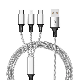 Super Charge 3 in 1 USB Cable Fast Charge Type C for Samsung