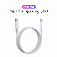 1m/2m White for iPhone Original Shape ABS Shell Charging Data Cable Type-C to Lightning Pd 20W Fast Charging Cable