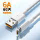  6A Fast Charging Cable for Xiaomi 12 33W 66W Turbo Charging Cable for Huawei Mate 50 USB Type C Fast Charging Cable