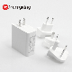  68W Two-Port GaN Wall Charger with 1 USB-C Port (50W) and 1 USB-a Port (18W) for Laptops Tablets and Phones Power Delivery