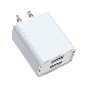 White Color Adapter 5V 2.4A Dual Port Travel USB Charger