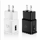  Original Quality 2 in 1 Travel Adapter QC 3.0 15W Fast Charger with USB Type C Cable for Samsung S10 S8 S9 S6 S7 Fast Charging