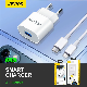  Aspor Wall Home Travel Charger 5V 2.4A Socket EU Plug with Cable for Android USB Ports Power Adapter Cargador