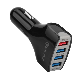 Quick Charger 4USB Car Charger 5V3.5A/9V1.8A/12V1.7A Fast QC3.0 Car Charger