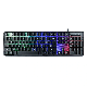  Membrane Gaming Keyboard with Transparent Crystal Front Case