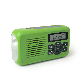 Portable LED Flashlights Outdoor Emergency Multifunction Solar Hand Crank Radio Am/FM/Wb 2000mAh USB Power Bank Radio